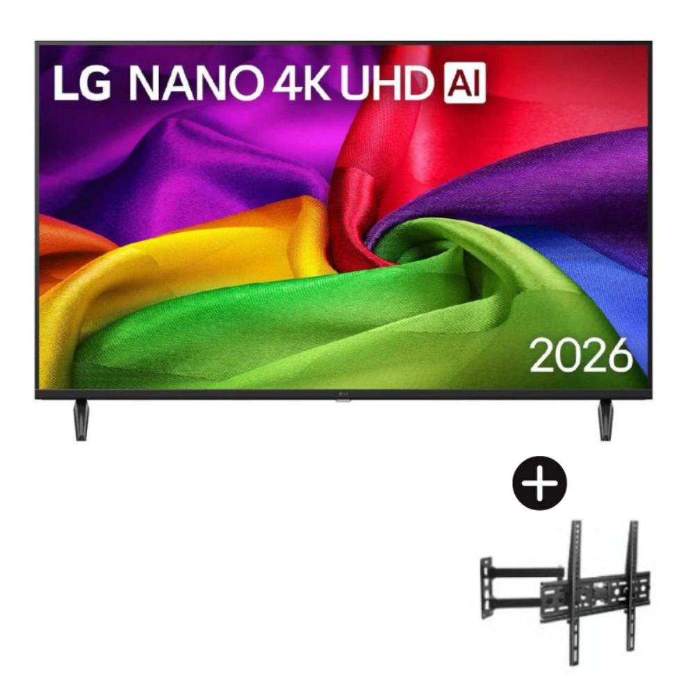 TELEVISOR LG 43' NANO 4K UHD AI SMART TV 2026 - 43NU800BPSC + RACK - 1