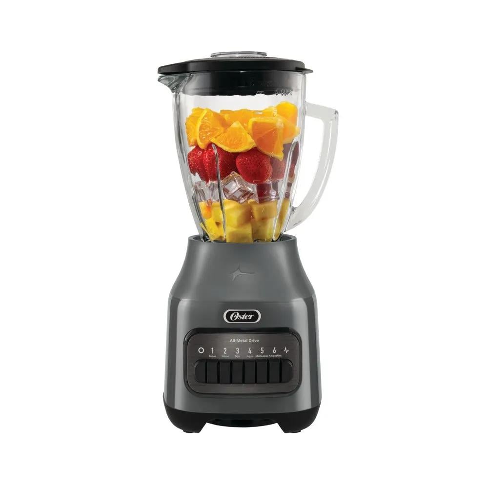 LICUADORA OSTER BLSTPEG-GPB 1.5L SILVER 6 VELOCIDADES MÁS PULSO - 1