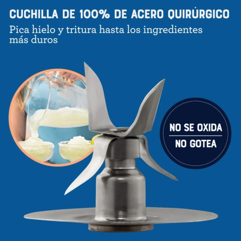 LICUADORA OSTER BLSTPEG-GPB 1.5L SILVER 6 VELOCIDADES MÁS PULSO - 5