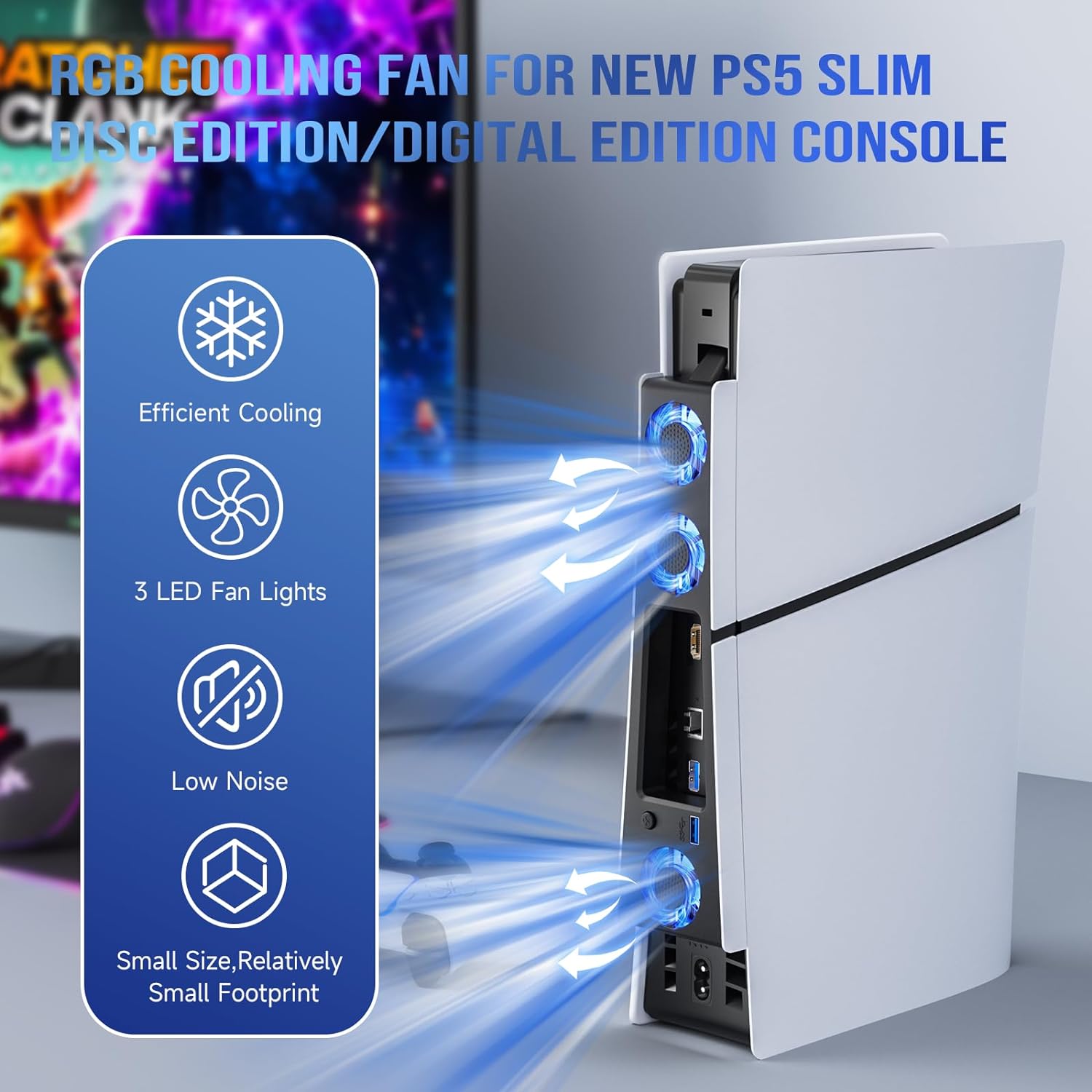 COOLER PARA PS5 SLIM VERSION DIGITAL - 2