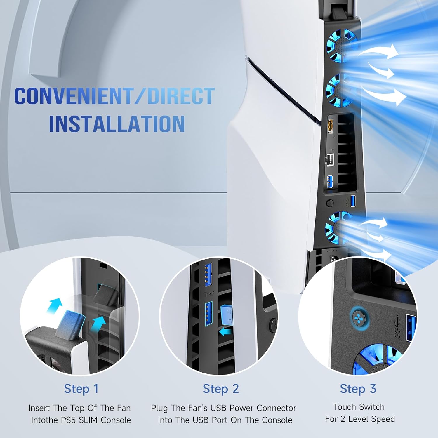 VENTILADOR PARA PS5 SLIM - 4