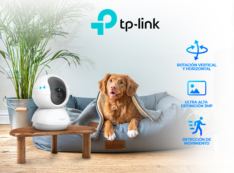 CÁMARA SEGURIDAD TP-LINK WI FI 360º INTERIORES CON RESOLUCIÒN 2K TAPO C210 + MICRO SD 128 GB HASTA 512 GB - 3
