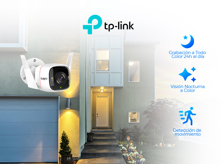 CÁMARA DE SEGURIDAD WI-FI IDEAL PARA EXTERIORES DE RESOLUCIÒN 2K TAPO C320WS - TP-LINK - 2