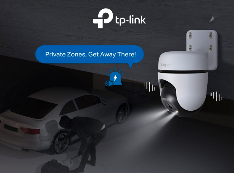 CÁMARA DE SEGURIDAD WI-FI DE 360º PARA EXTERIORES CON RESOLUCIÒN 2K TAPO C510W TP-LINK + MICRO SD 128GB - 4
