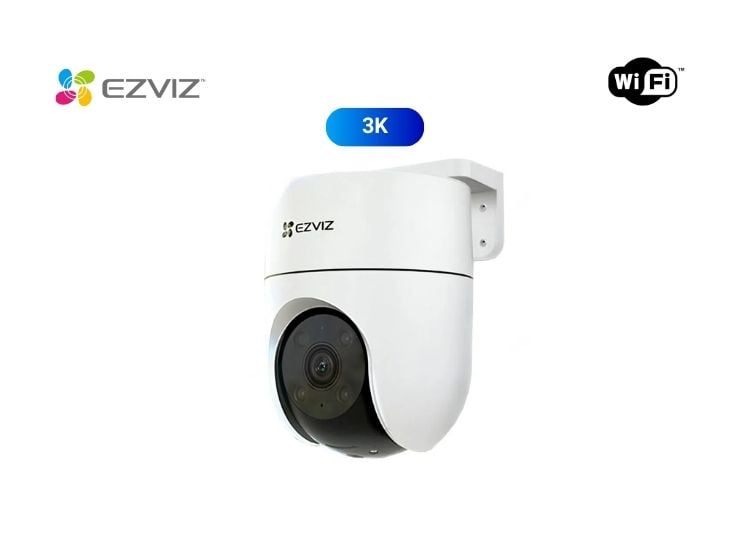 CÁMARA DE SEGURIDAD WIFI H8C 3K 5MP PARA EXTERIOR HOGAR EZVIZ - 1