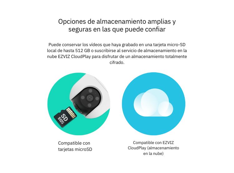 CÁMARA DE SEGURIDAD WIFI H8C 4K 8MP + MICRO SD 64GB PARA EXTERIORES EZVIZ - 4