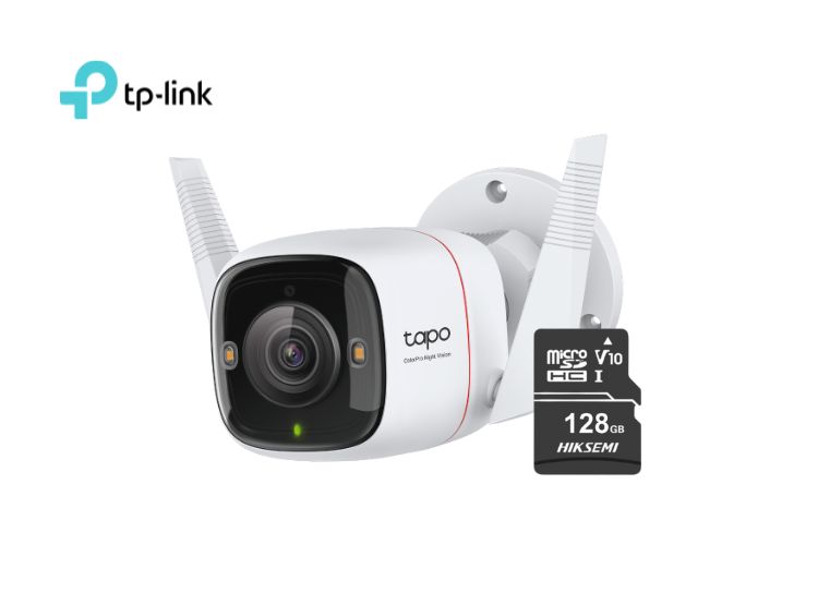 CÁMARA DE SEGURIDAD WIFI TAPO C352WB 2K QHD + MICRO SD 128GB PARA EXTERIOR CON IP66 - 1