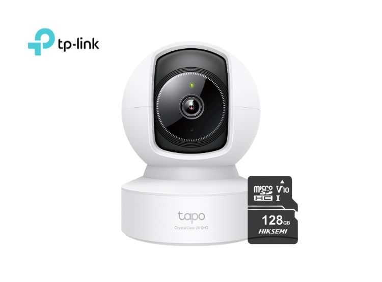 CÁMARA SEGURIDAD TP-LINK TAPO C222 2K QHD + MICRO SD 128GB PARA INTERIORES CON AUDIO BIDIRECCIONAL - 1