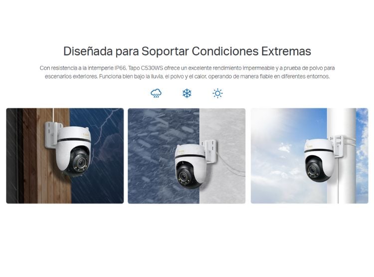 CÁMARA SEGURIDAD TP-LINK TAPO C530WS 3K 5MP + MICRO SD 64GB CON AUDIO BIDIRECCIONAL - 4