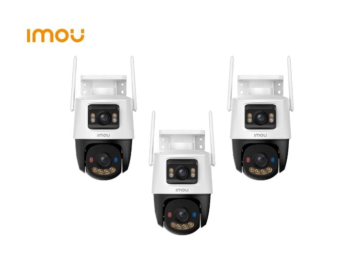 KIT DE 3 CÁMARA SEGURIDAD IMOU WI-FI CRUISER DUAL 3MP + 5MP 360° NOCHE COLOR - 1