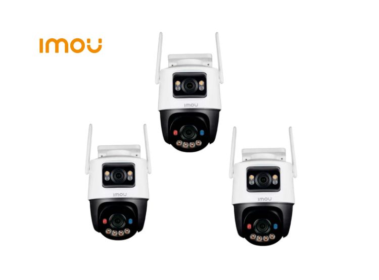 KIT DE 3 CÁMARA SEGURIDAD IMOU WI-FI CRUISER DUAL 5MP + 5MP 360° NOCHE COLOR - 1