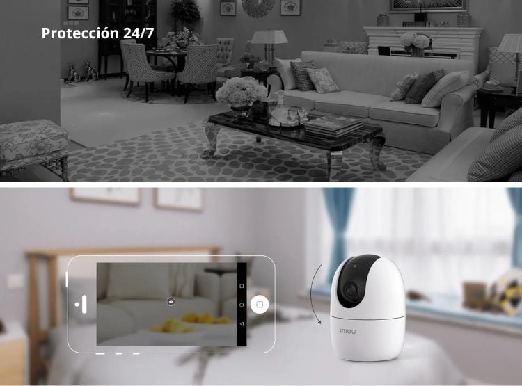 CÁMARA DE SEGURIDAD IMOU RANGER 2 3MP INTERIOR 360° VISION NOCTURNA - 6