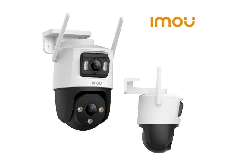KIT DE 2 CÁMARA SEGURIDAD IMOU WI-FI CRUISER DUAL 3MP + 5MP + MICRO SD 64GB 360° NOCHE COLOR - 2