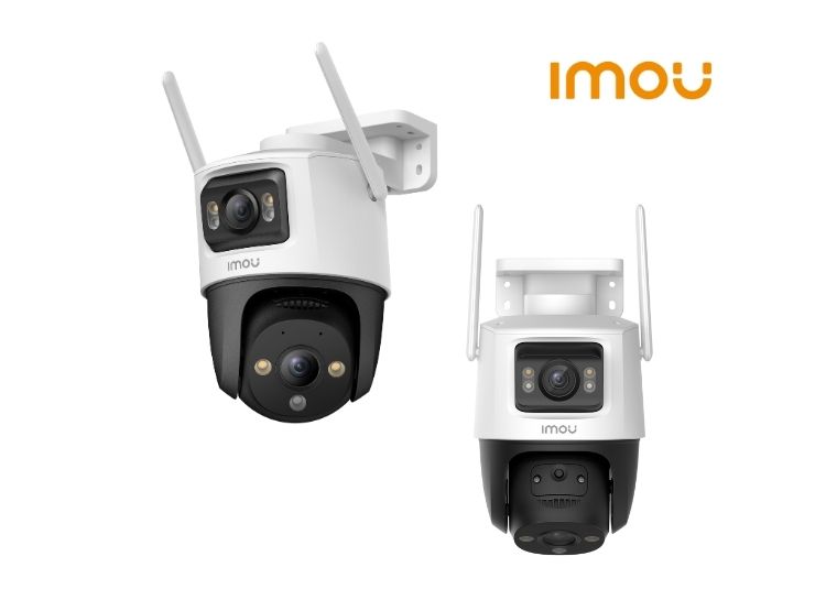 KIT DE 2 CÁMARA SEGURIDAD IMOU WI-FI CRUISER DUAL 3MP + 5MP + MICRO SD 64GB 360° NOCHE COLOR - 3