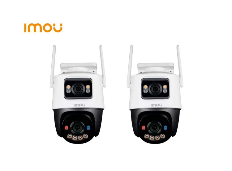 KIT DE 2 CÁMARA SEGURIDAD IMOU WI-FI CRUISER DUAL 5MP + 5MP 360° NOCHE COLOR - 1