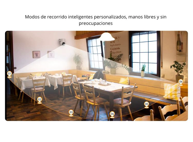 KIT DE 2 CÁMARA SEGURIDAD WI-FI IMOU RANGER MINI 2K 3MP + MICRO SD 128GB 360° NOCHE COLOR INTERIOR - 4