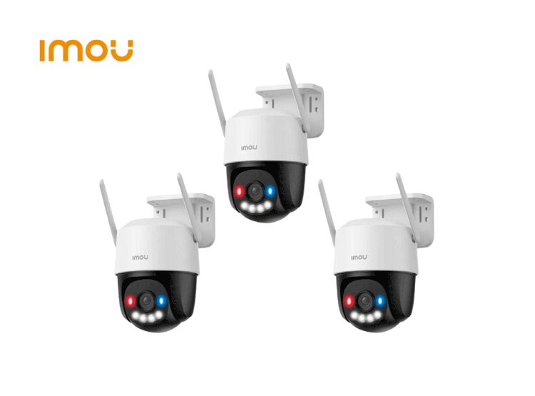KIT DE 3 CÁMARA SEGURIDAD DOMO IMOU WI-FI CRUISER SC 5MP 3K FULL COLOR EXTERIOR - 1