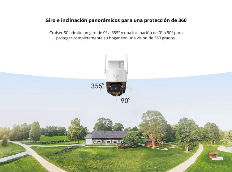 KIT DE 3 CÁMARA SEGURIDAD DOMO IMOU WI-FI CRUISER SC 5MP 3K FULL COLOR EXTERIOR - 3