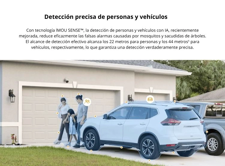 KIT DE 3 CÁMARA SEGURIDAD PARA EXTERIORES BULLET 3 2K 3MP FULL COLOR PT IP67 IMOU - 2