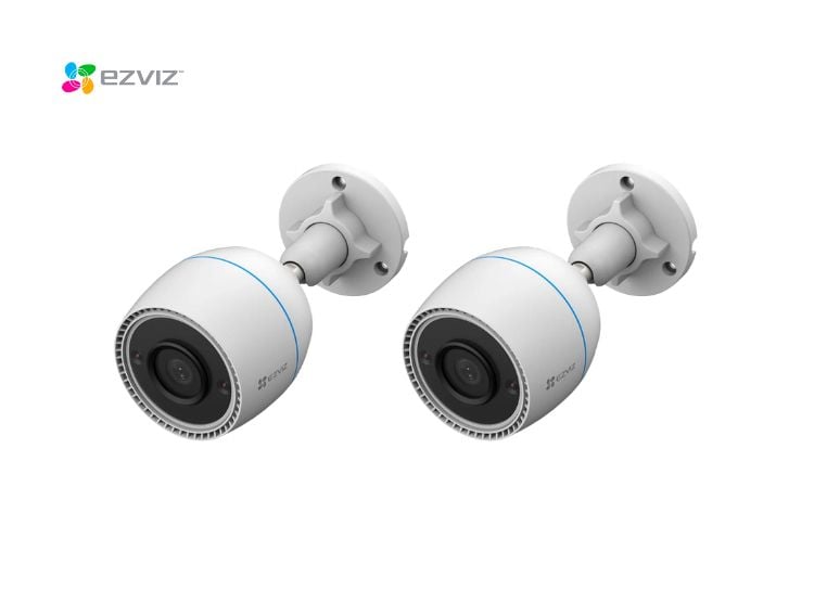 KIT DE 2 CÁMARA DE SEGURIDAD WIFI H3C FULL HD PARA EXTERIORES EZVIZ - 1