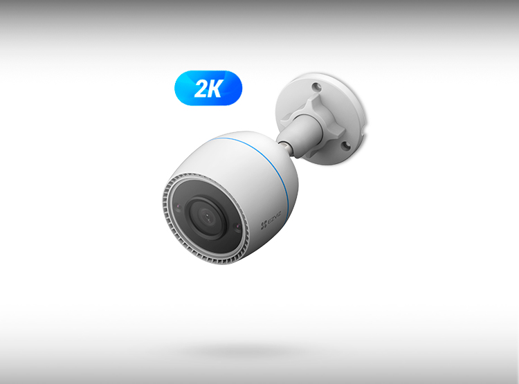 KIT DE 2 CÁMARA DE SEGURIDAD WIFI H3C 2K 3MP + MICRO SD 64GB PARA EXTERIORES EZVIZ - 2