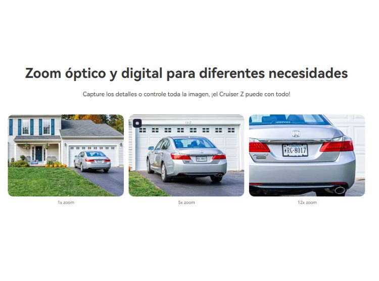 CÁMARA SEGURIDAD CRUISER Z 3K + MICRO SD 128GB EXTERIOR DETECCION INTELIGENTE - 4