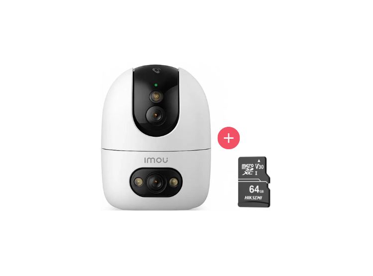 CÁMARA SEGURIDAD RANGER DUAL 10MP + MICRO SD 64GB DOBLE LENTE PAN/TILT - 1
