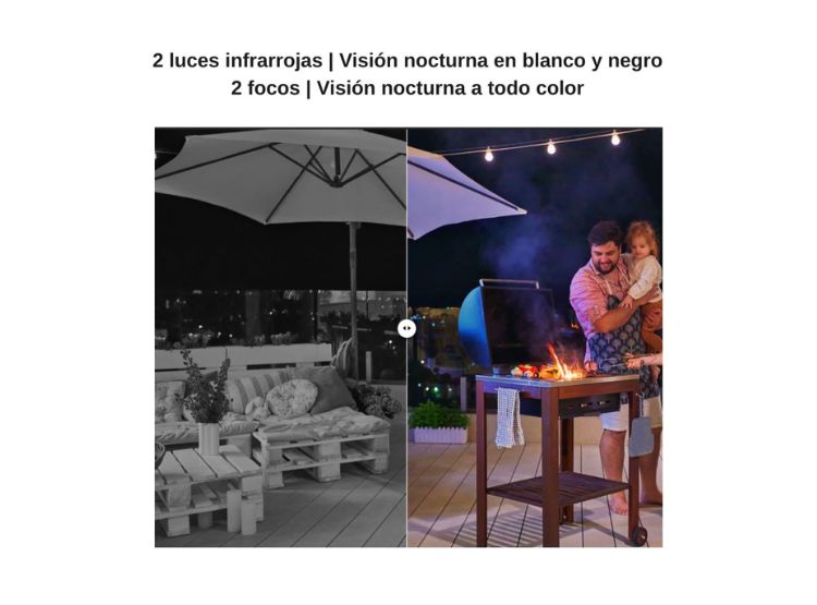 CÁMARA SEGURIDAD CON BATERIA EZVIZ EB8 4G 4K + MICRO SD 128GB PANEL SOLAR EXTERIOR EZVIZ - 4