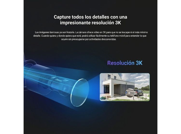 CÁMARA DE SEGURIDAD EZVIZ H3C 3K 5MP + MICRO SD 128GB WIFI PARA EXTERIORES EZVIZ - 4