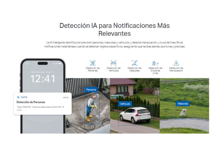 KIT DE 2 CÁMARA SEGURIDAD TAPO C530WS PARA EXTERIORES 360° - 5