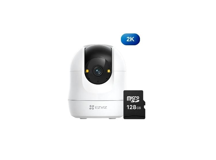 CÁMARA SEGURIDAD EZVIZ C6N G1 2K 3MP + MICRO SD 128GB WIFI USO INTERIOR 350° - 1