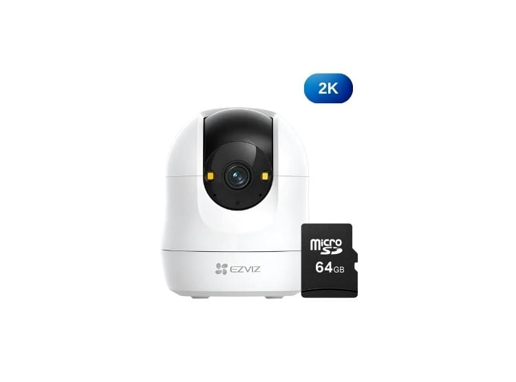 CÁMARA SEGURIDAD EZVIZ C6N G1 2K 3MP + MICRO SD 64GB WIFI USO INTERIOR 350° - 1
