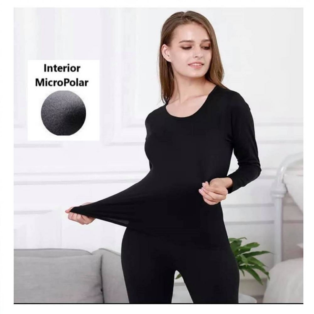 POLO MUJER MANGA LARGA CALENTADOR TÃ©RMICO MICRO POLAR - 1