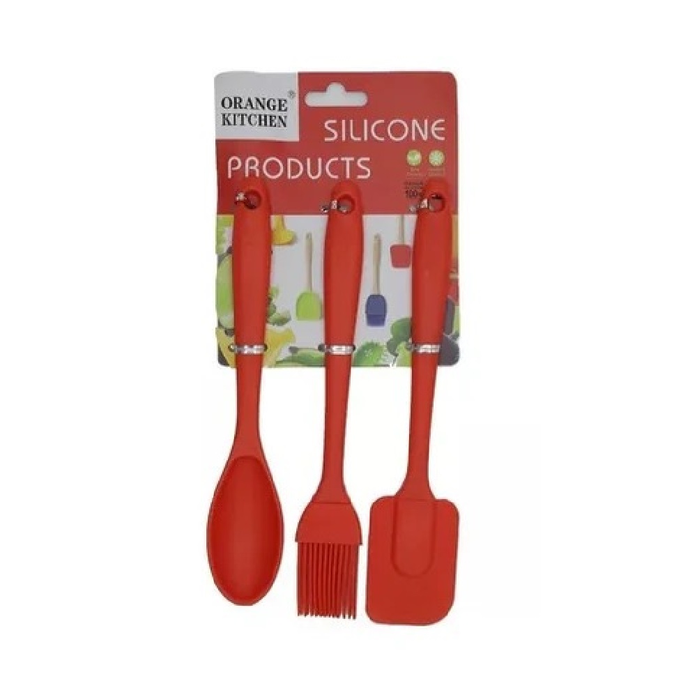 SET ESPÁTULA BROCHA Y CUCHARA DE SILICONA - 1
