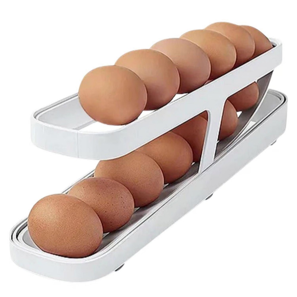 DISPENSADOR DE HUEVOS LINEAL DE 2 NIVELES - 1
