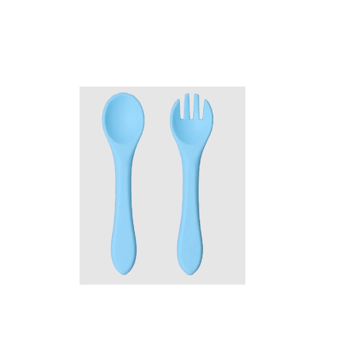 SET DE CUBIERTOS DE SILICONA PARA NIÑO - 1