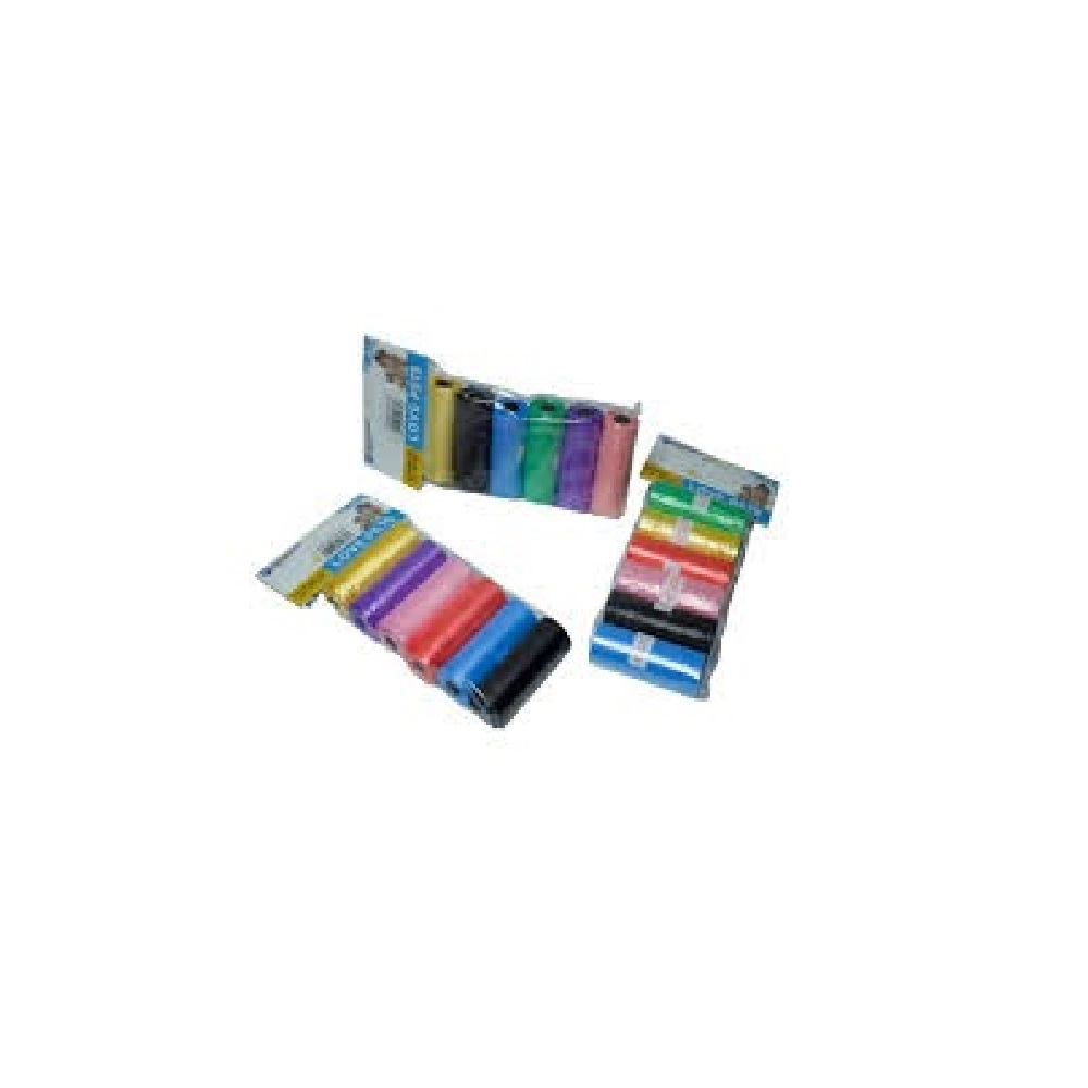 SET DE 3 BOLSAS DESECHABLES PARA HECES DE PERRO MASCOTAS - 1