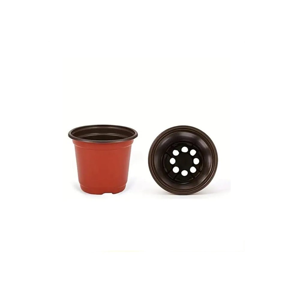 SET DE 3 MACETAS DE PLASTICO DE 16.8 CM DE ANCHO - 1
