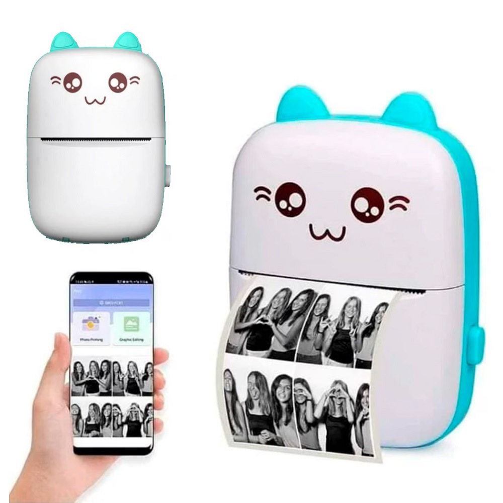 IMPRESORA MULTICOLOR MINI PORTATIL NIÑA - 3
