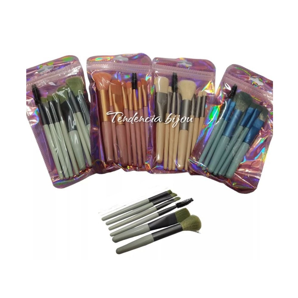 SET DE 6 BROCHAS PARA MAQUILLAJE - 1