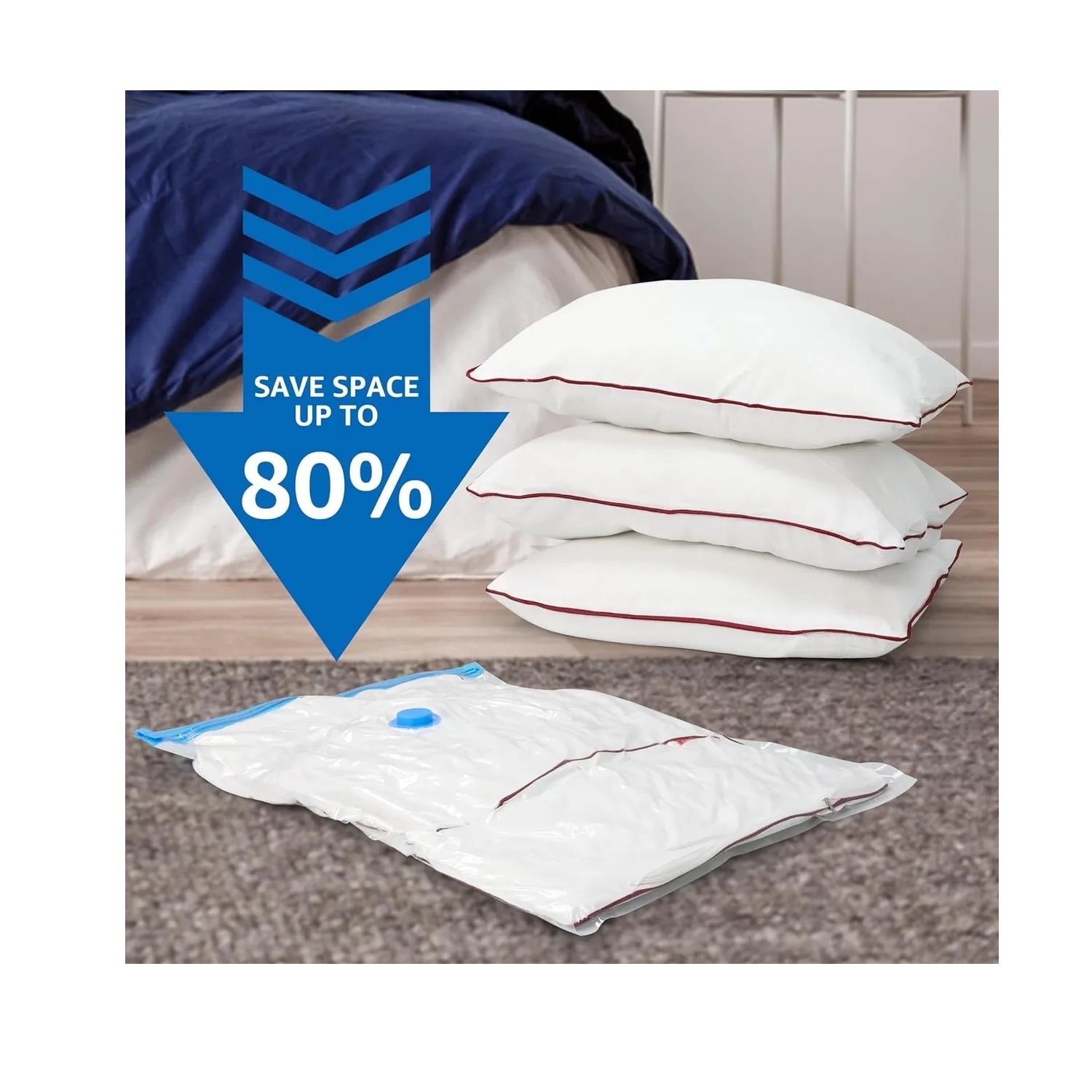 SET DE 5 BOLSAS DE SELLADO AL VACÍO + BOMBA PORTÁTIL - 4
