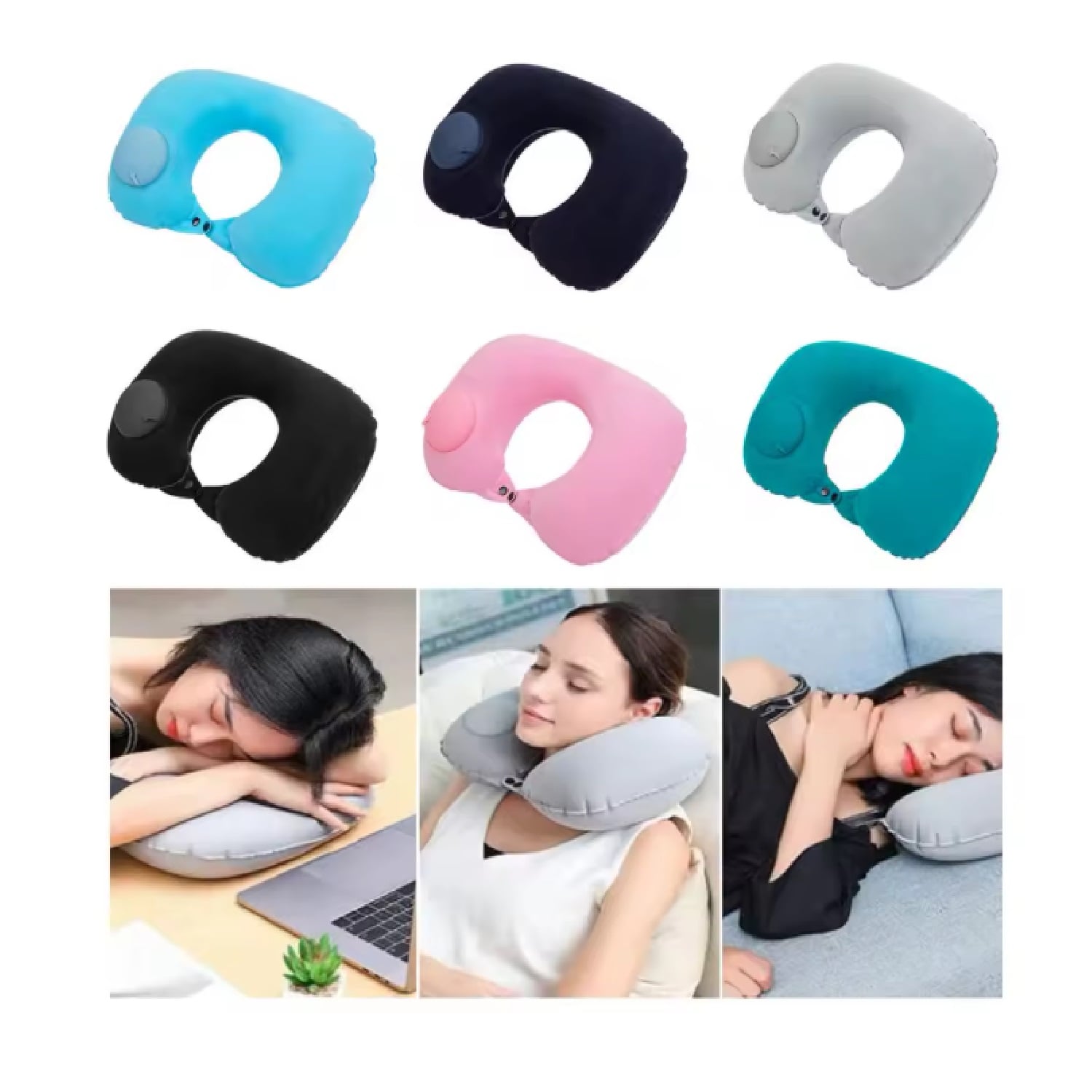 ALMOHADA INFLABLE PARA CUELLO - 1