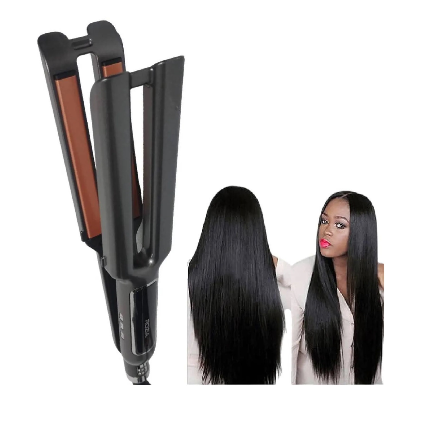 PLANCHA LACEADORA ROZIA PROFESIONAL CERAMICA PARA EL CABELLO HR827 - 1