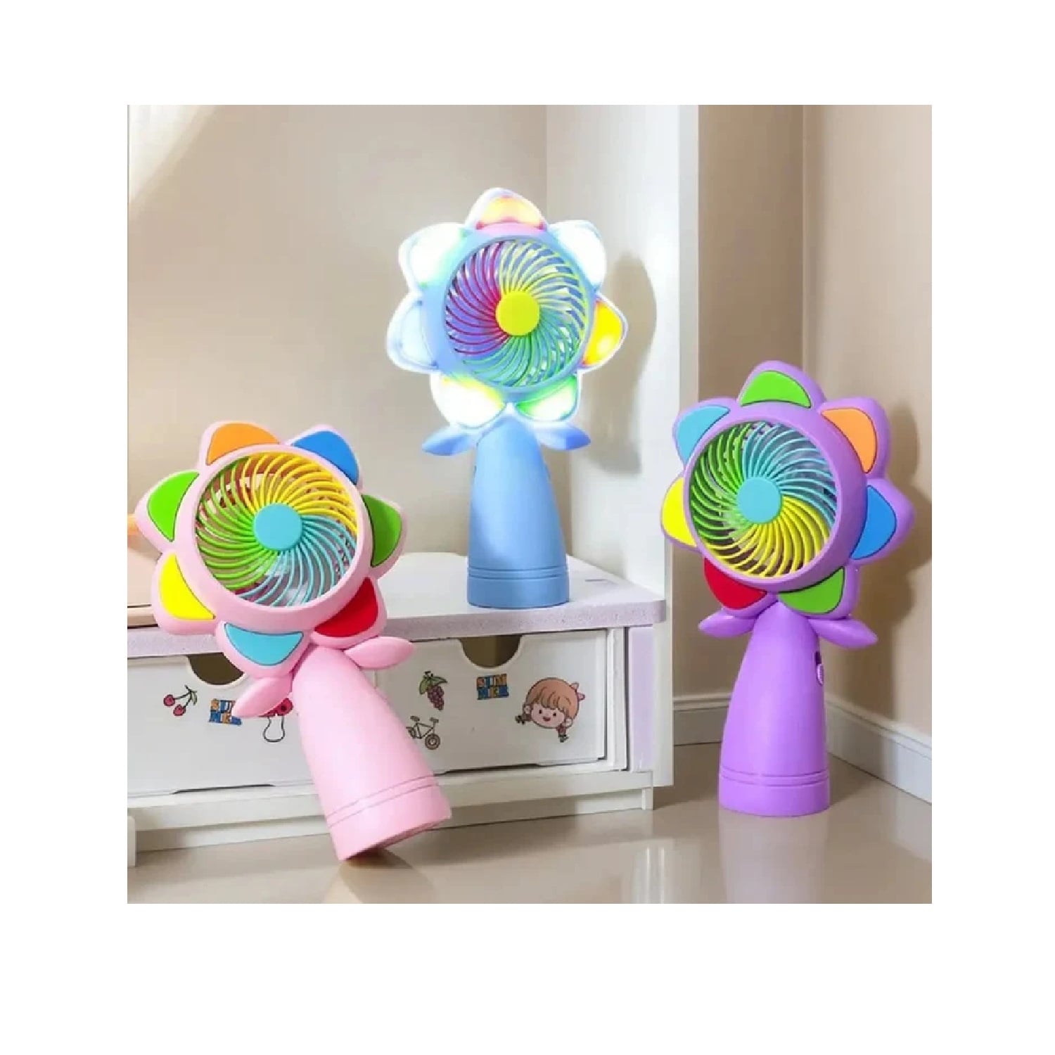 MINI VENTILADOR FLOR - 2