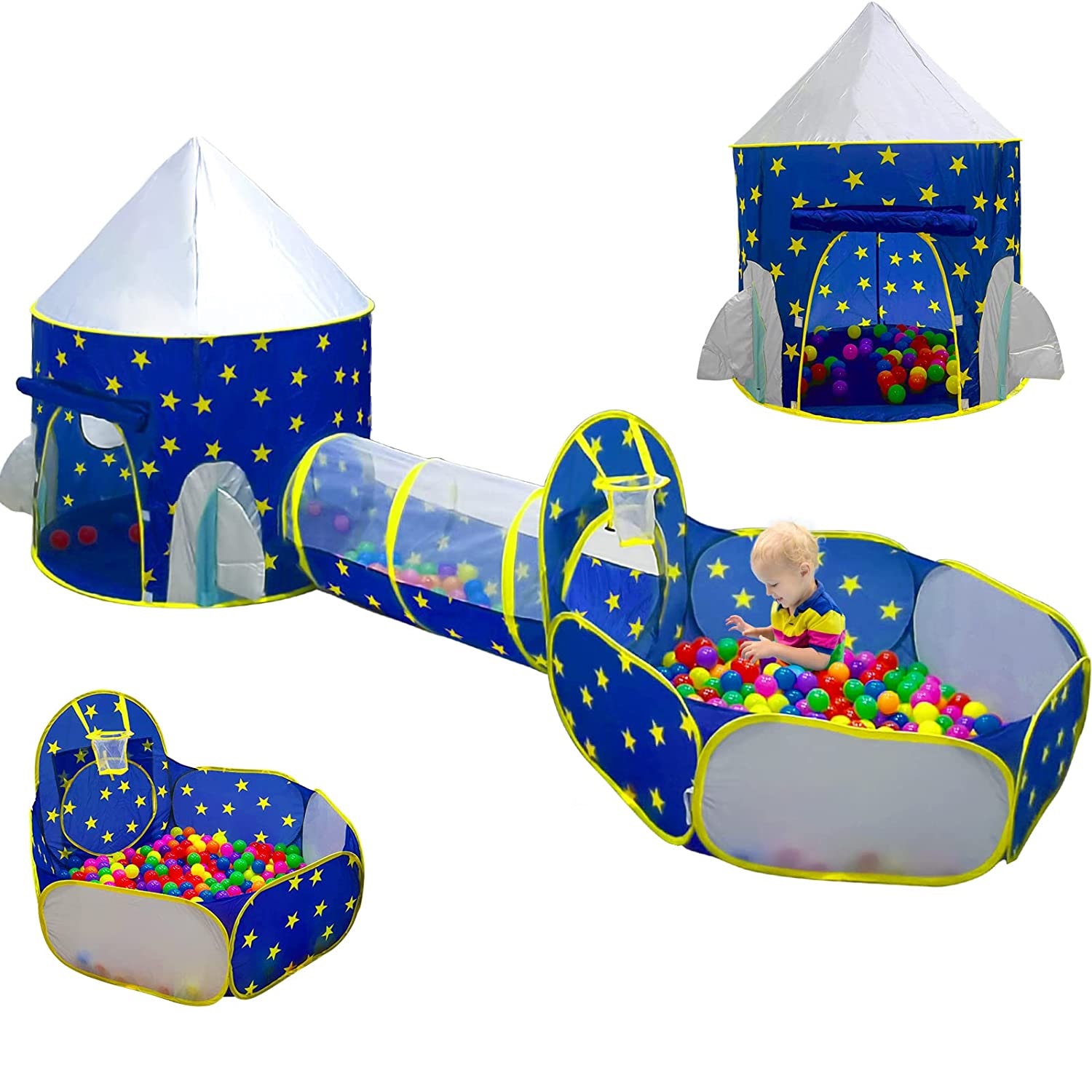 CARPA DE JUEGO PARA NIÑOS DE 3 PIEZAS - 1