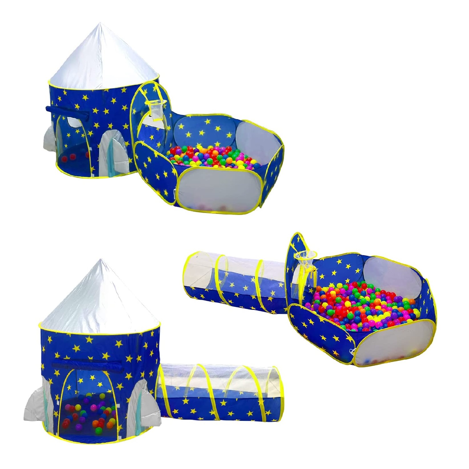 CARPA DE JUEGO PARA NIÑOS DE 3 PIEZAS - 5