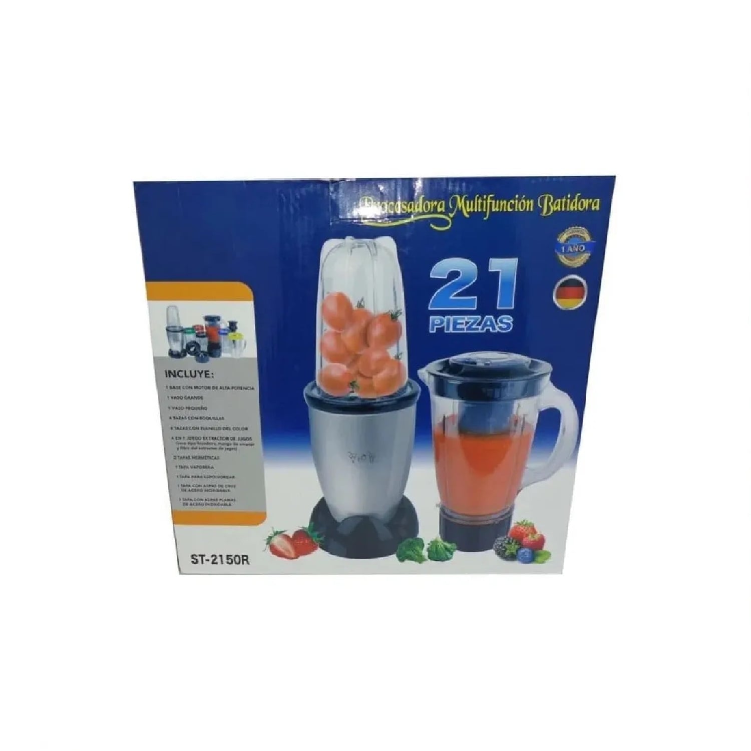 LICUADORA PERSONAL 21PIEZAS ST-2319R FOSTERIER - 2