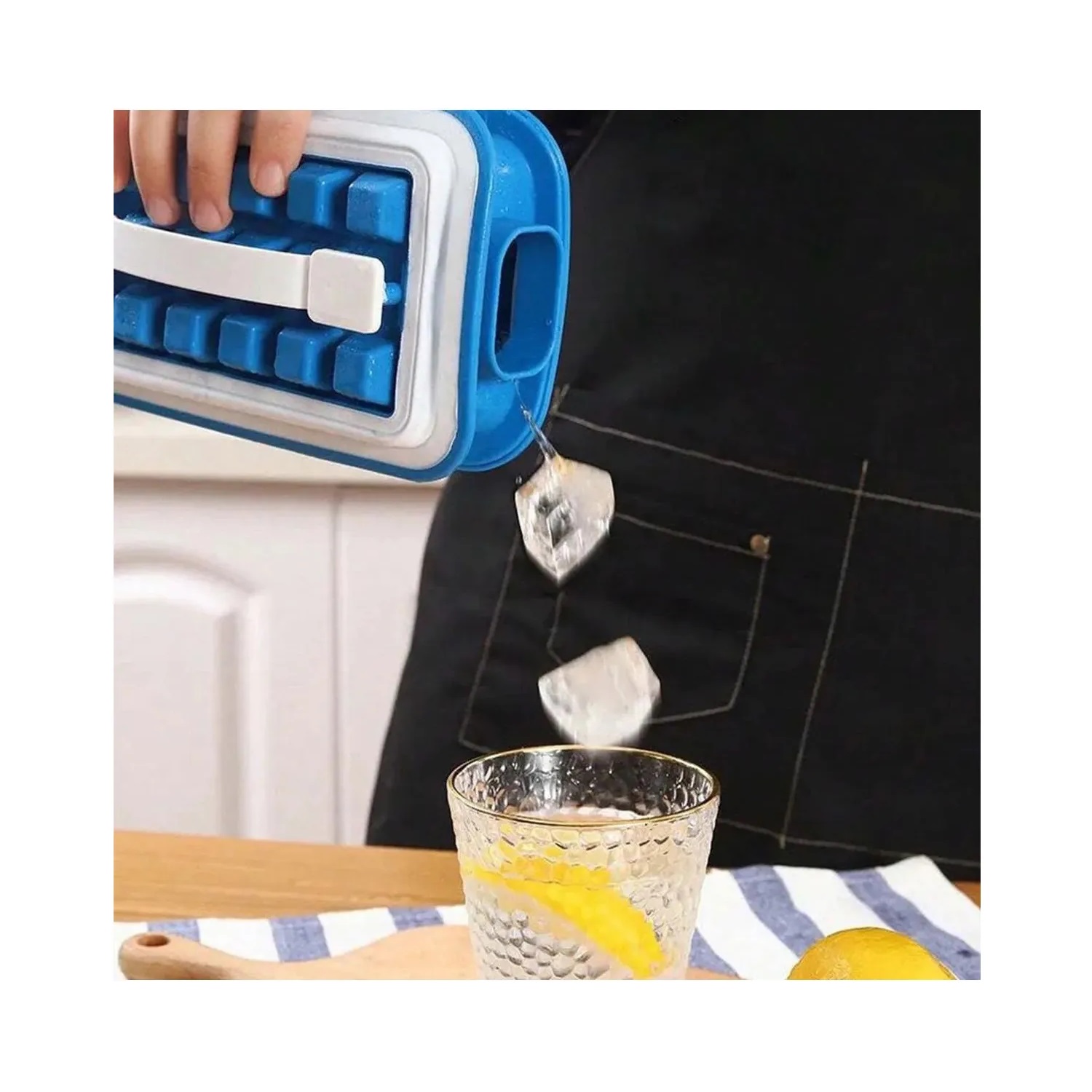 MOLDES PLEGABLES PARA CUBITOS DE HIELO - 1