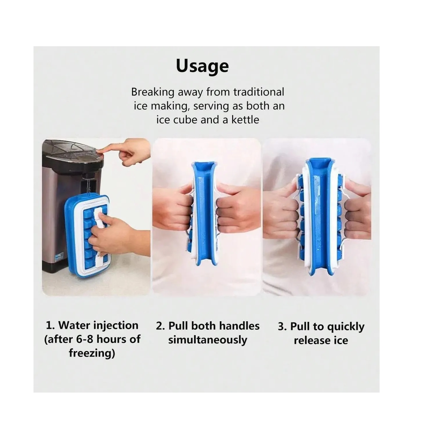 MOLDES PLEGABLES PARA CUBITOS DE HIELO - 2