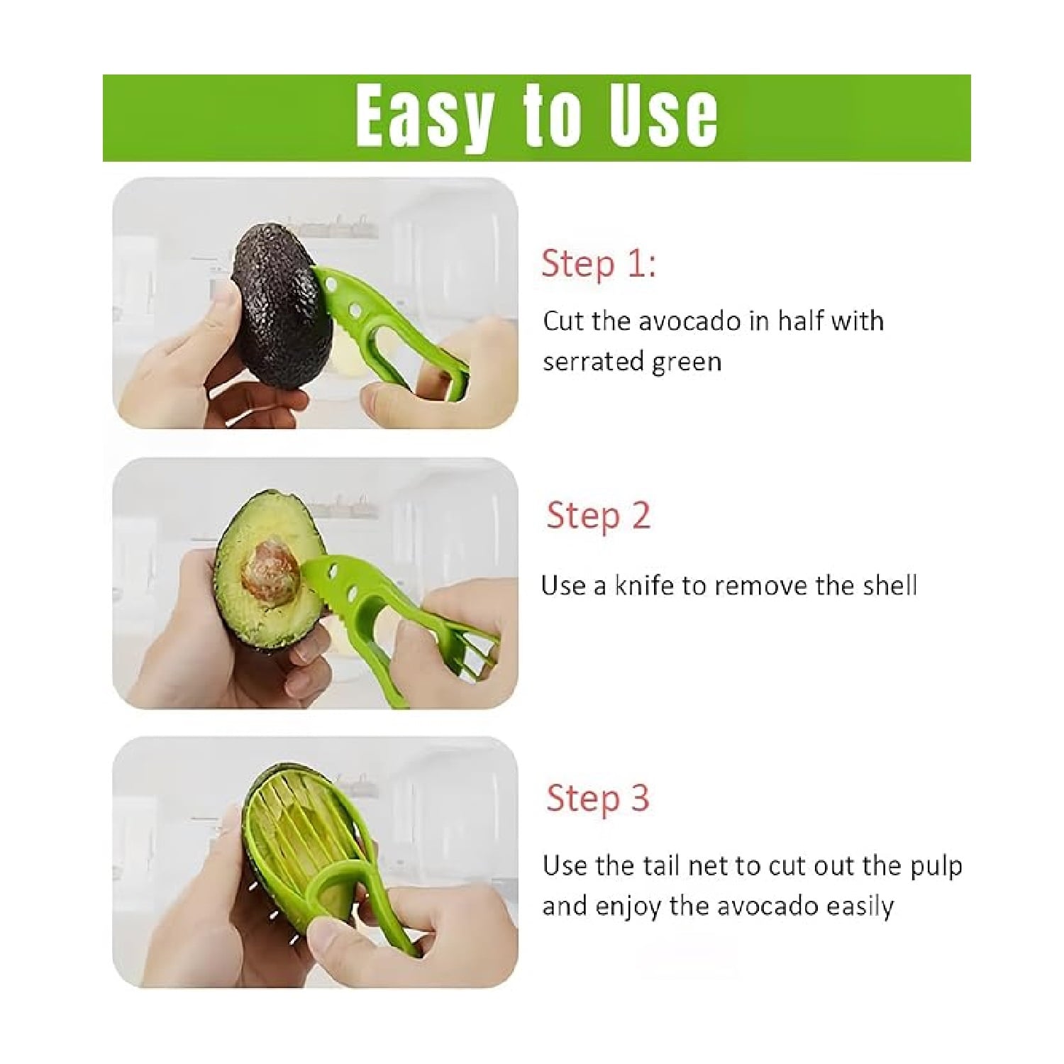 SET DE 2 CORTADOR DE PALTA 2 EN 1 - 3